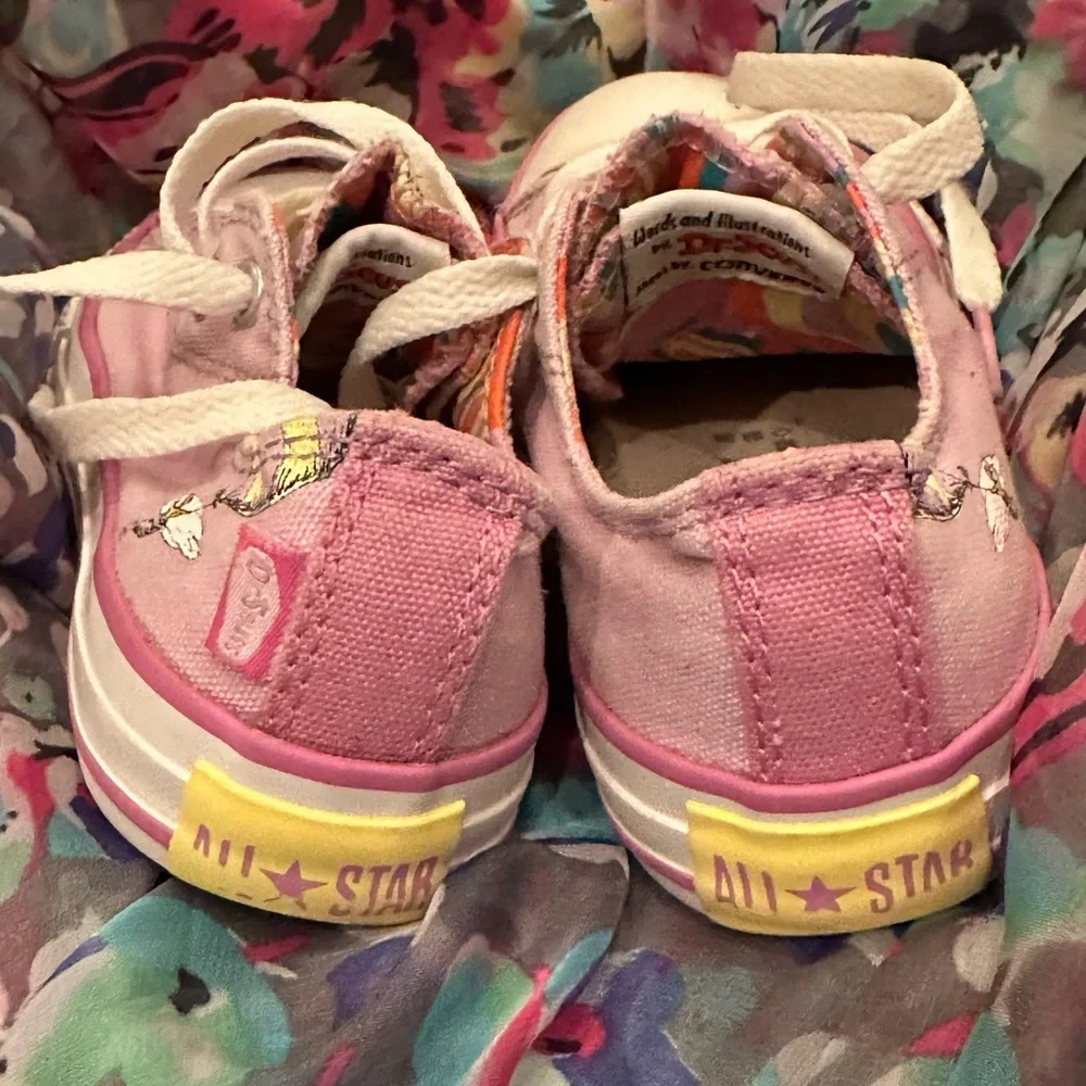 Converse Kids' Pink Dr. Seuss “Oh the Places You’ll Go” Shoes